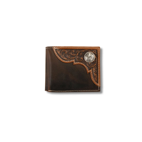 ARIAT Filigree corner bifold wallet