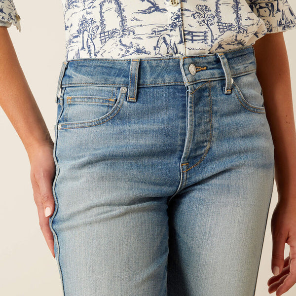 Jeans Femme ARIAT High Rise Slim Straight Leg Abeline