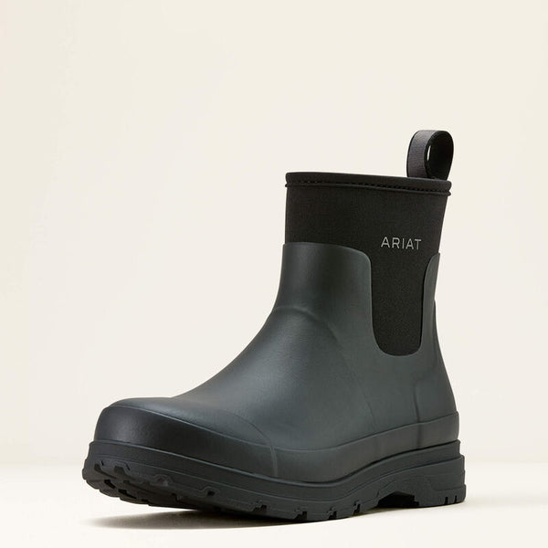 boots imperméables homme ARIAT Kelmarsh Shortie Rubber Black