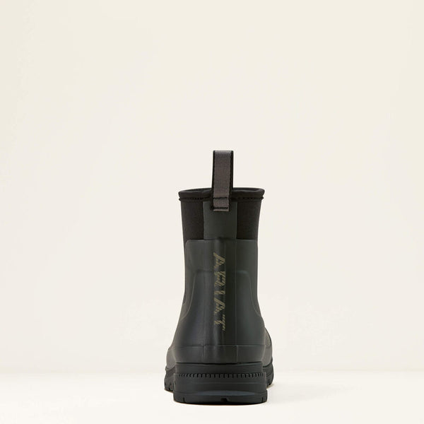 boots imperméables homme ARIAT Kelmarsh Shortie Rubber Black