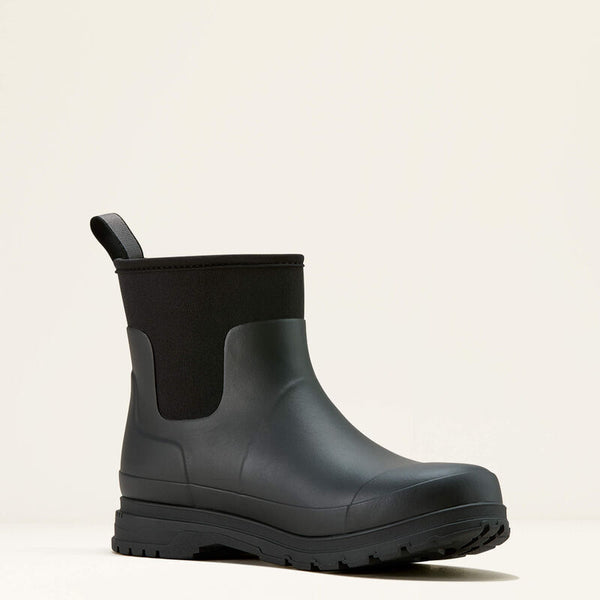 boots imperméables homme ARIAT Kelmarsh Shortie Rubber Black