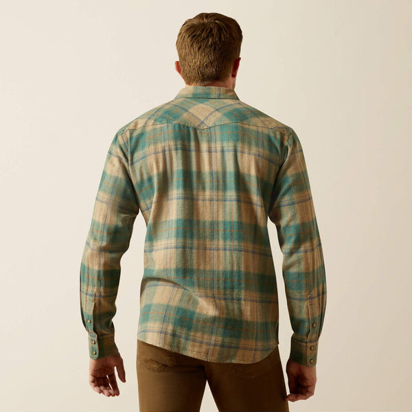 Chemise Homme ARIAT Huxlee Retro Fit Wester Deep Teal