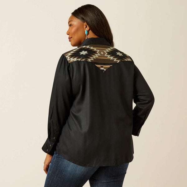 Chemise femme ARIAT Dawn Western Black