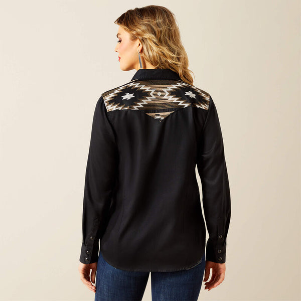 Chemise femme ARIAT Dawn Western Black