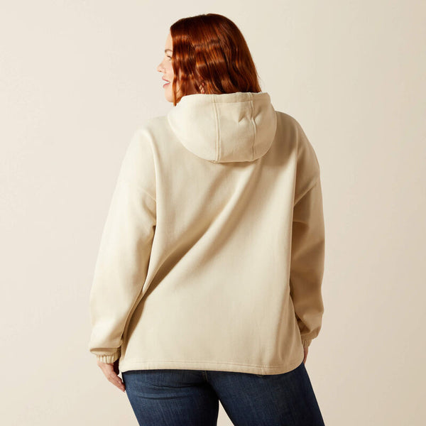 Sweat femme ARIAT Essential Yeehaw Oyster Grey