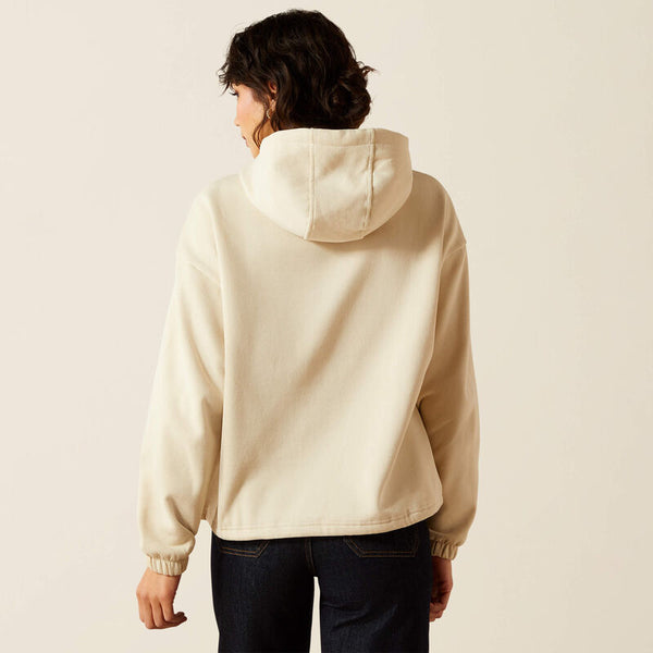 Sweat femme ARIAT Essential Yeehaw Oyster Grey