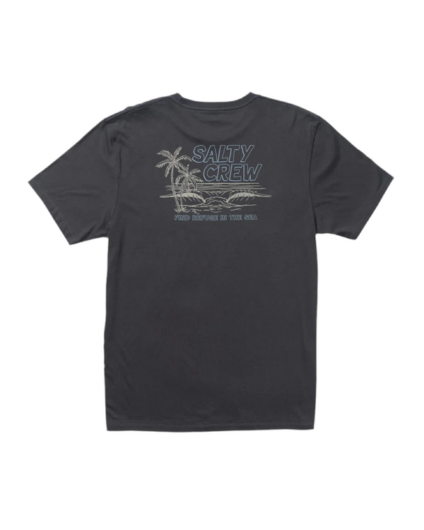 T Shirt SALTY CREW A FRAME - CHARCOAL