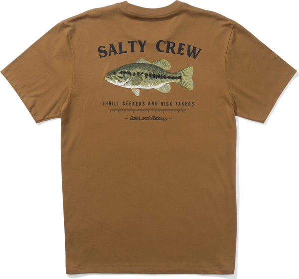 SALTY CREW Bigmouth Premium Tee Clay
