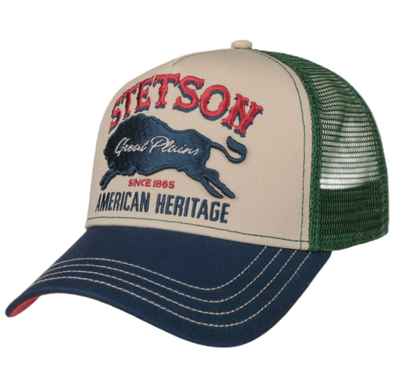 CASQUETTE ENFANT STETSON The Plains - blue sand