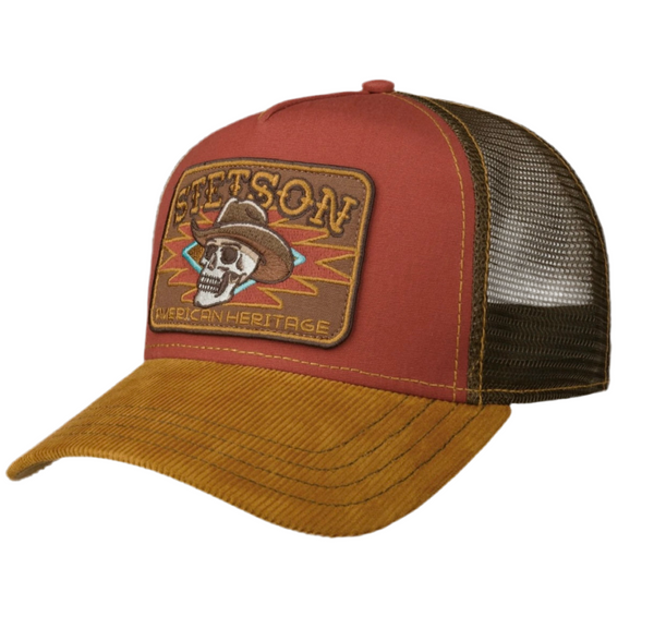 CASQUETTE STETSON Trucker Cowboy Skull