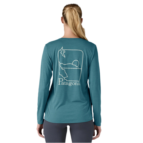 T shirt PATAGONIA Women's Long Sleeved Capilene Cool Daily Graphic (SDWX)