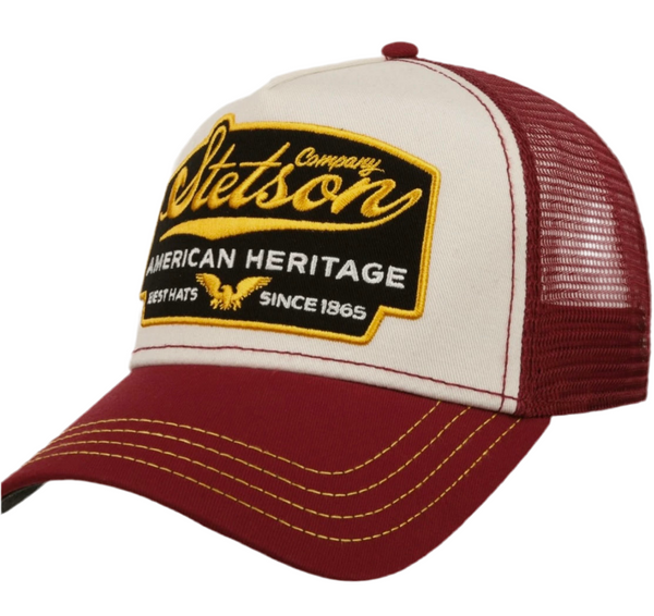 CASQUETTE ENFANT STETSON American Heritage - bordeaux
