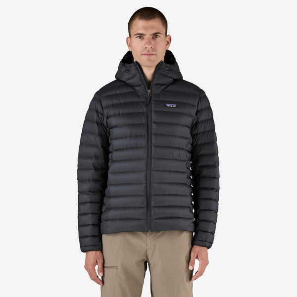 Men's Down Sweater™ Hoody (BLACK)