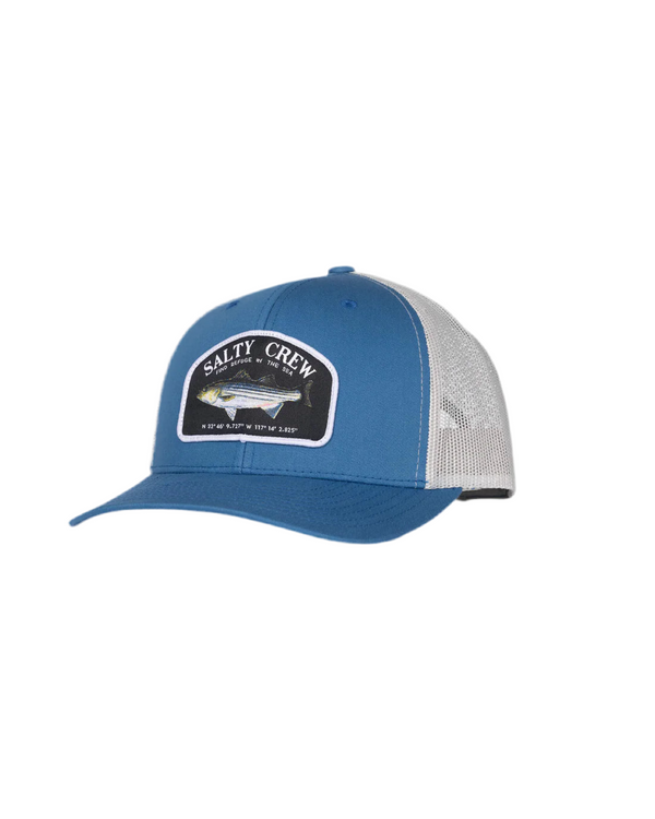 Casquette SALTY CREW STRIPER RETRO TRUCKER - skate/silver