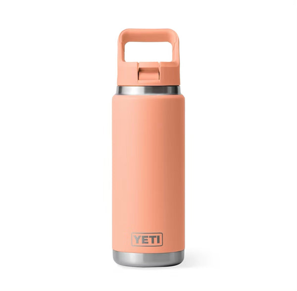 BOUTEILLE YETI RAMBLER 26OZ (760ml) C STRAW bouchon paille (LOWCOUNTRY PEACH)