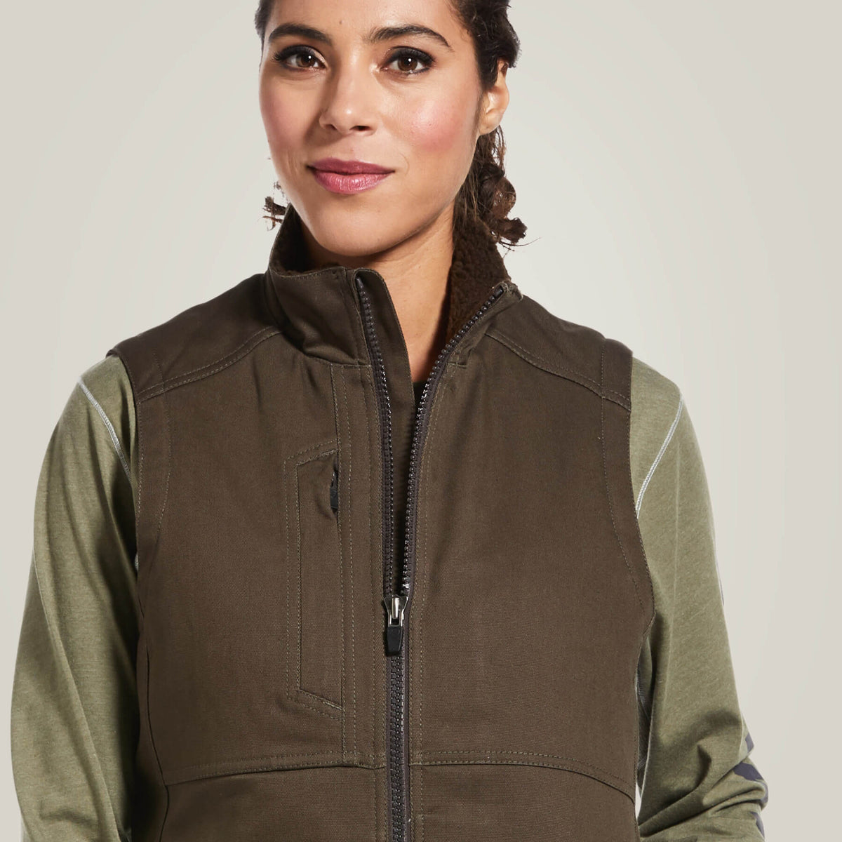 Gilet polaire néoprène Femme chasse aventure