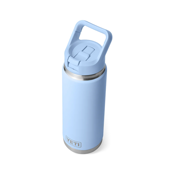 BOUTEILLE YETI RAMBLER 26OZ (760ml) C STRAW bouchon paille (Big Sky blue)