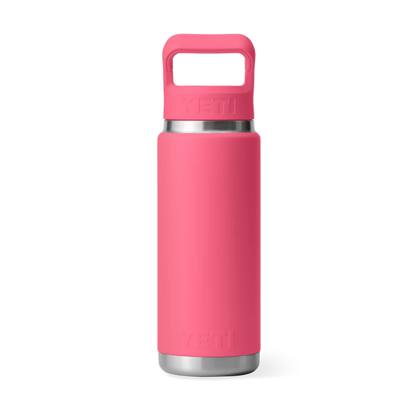 BOUTEILLE YETI RAMBLER 26OZ (760ml) C STRAW bouchon paille (TROPICAL PINK)