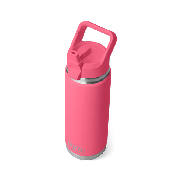 BOUTEILLE YETI RAMBLER 26OZ (760ml) C STRAW bouchon paille (TROPICAL PINK)
