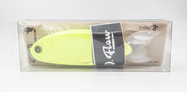 LEURRE D-FLOW KOREA  D-GILL G150F en bois #6 CHARTREUSE