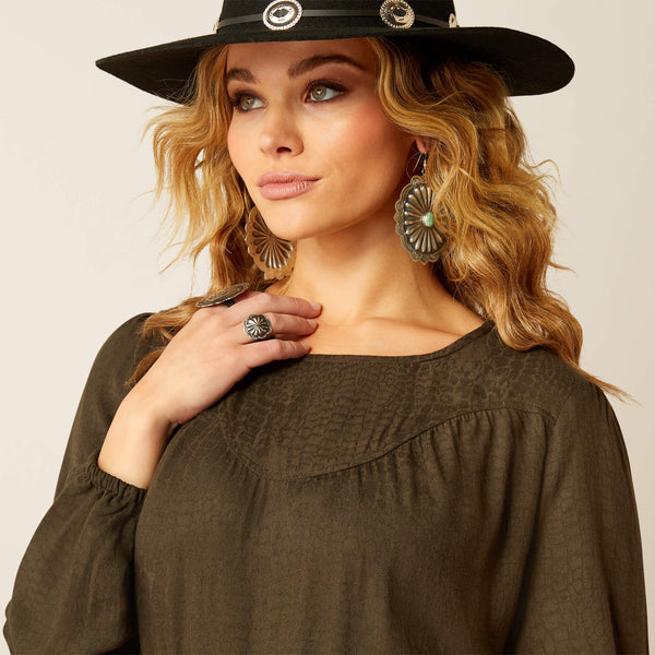 TOP femme ARIAT CROC JACQUARD