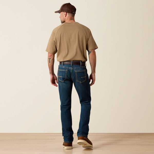 MENS ARIAT Rebar M7 Slim DuraStretch Edge Stackable Straight Leg Jean (longeur 36)