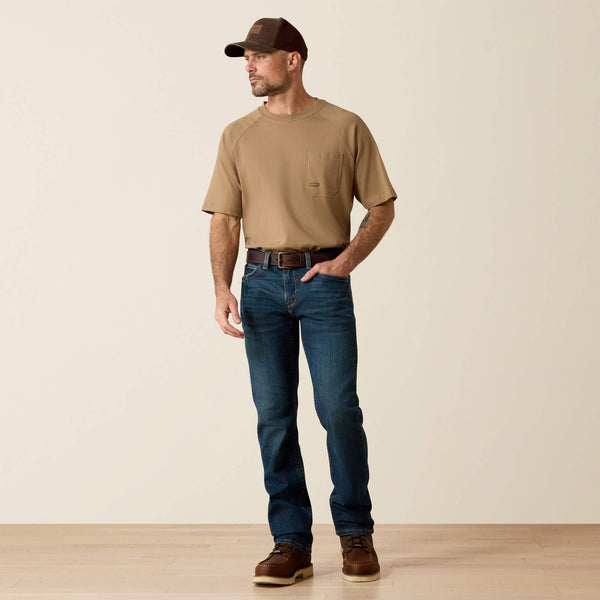 MENS ARIAT Rebar M7 Slim DuraStretch Edge Stackable Straight Leg Jean (longeur 36)