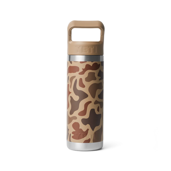 BOUTEILLE YETI RAMBLER 18OZ (532ml) C STRAW  isotherme (wetlands camo)