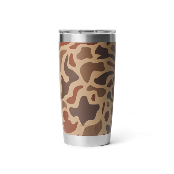 VERRE YETI  RAMBLER TUMBLER 20 OZ (591 ML) (WETLANDS CAMO)