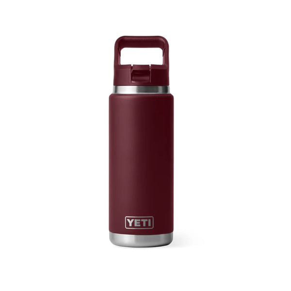BOUTEILLE YETI RAMBLER 26OZ (760ml) C STRAW bouchon paille (wild vine red)