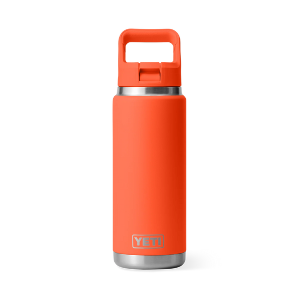 BOUTEILLE YETI RAMBLER 26OZ (760ml) C STRAW bouchon paille (PAPAYA)