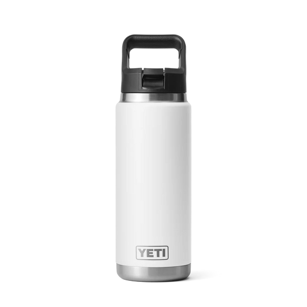BOUTEILLE YETI RAMBLER 26OZ (760ml) C STRAW bouchon paille (White)