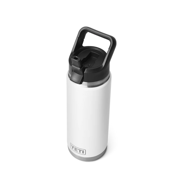 BOUTEILLE YETI RAMBLER 26OZ (760ml) C STRAW bouchon paille (White)