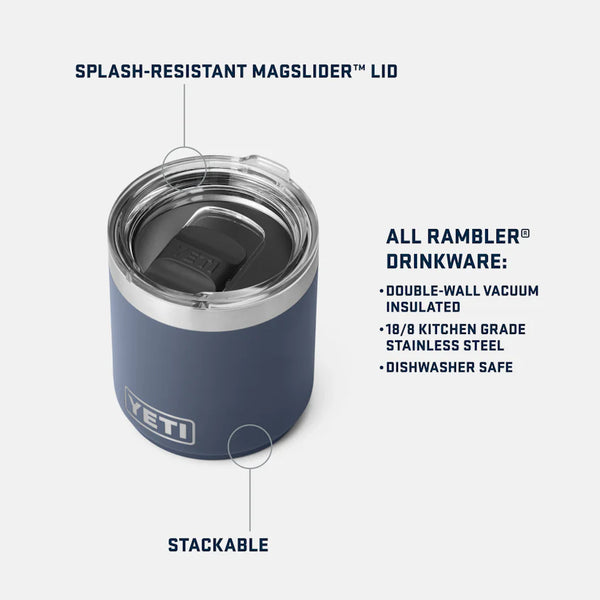 MUG YETI 10 OZ STACKABLE LOWBALL (296ml) (SEAFOAM)