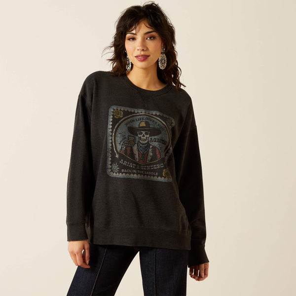 Sweat femme ARIAT Sendero When Life Gives You Agaves Oversize