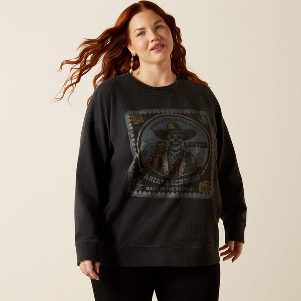 Sweat femme ARIAT Sendero When Life Gives You Agaves Oversize