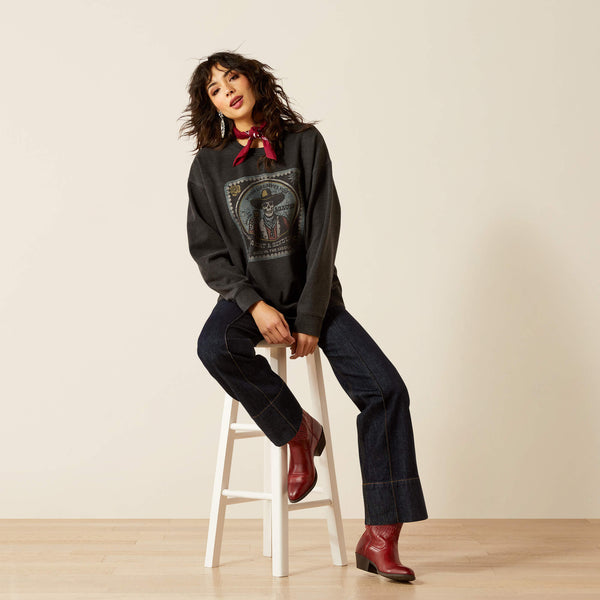 Sweat femme ARIAT Sendero When Life Gives You Agaves Oversize