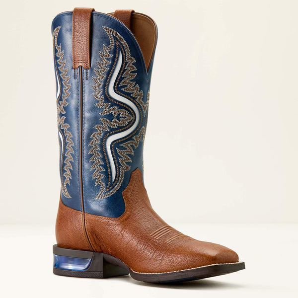BOTTES HOMMES ARIAT Captivate Wide Square Toe Western - red oak / deep blue