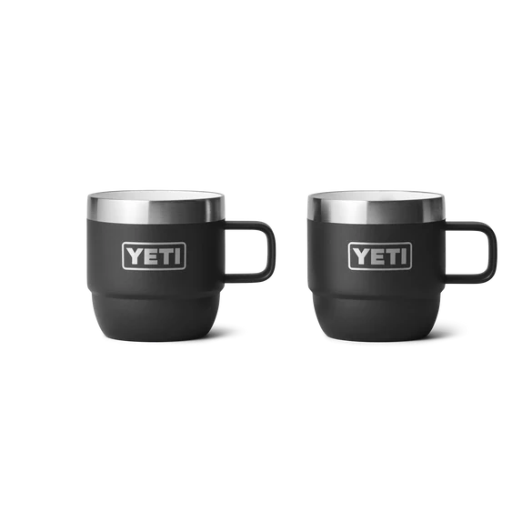 TASSES YETI EMPILABLES DE 6 OZ (177 ML) (Black)