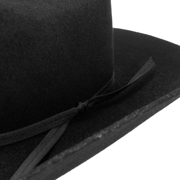 CHAPEAU STETSON MACOVA Western woolfelt by JJ HATS- black