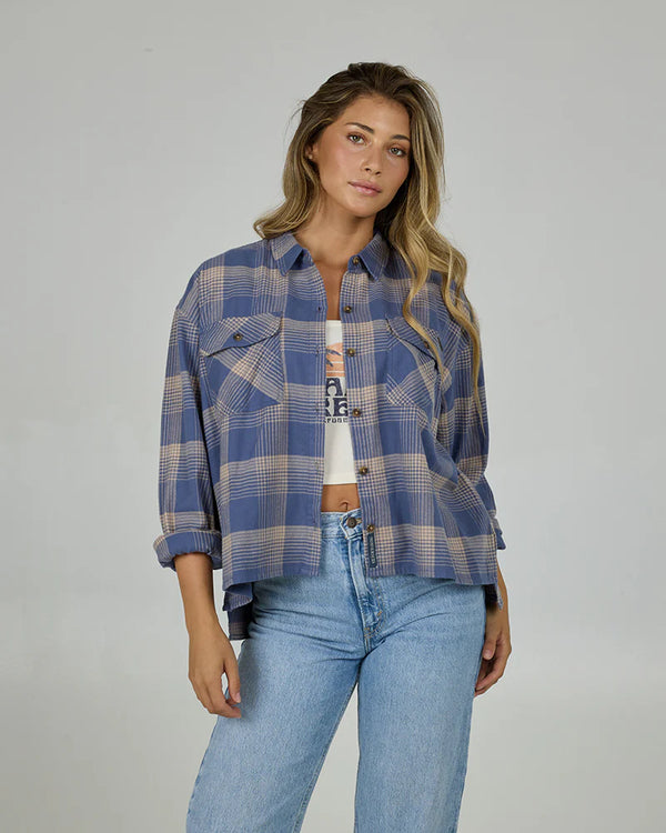 Chemise SALTY CREW NOMAD Flannel Dusty Blue