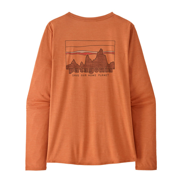 T shirt PATAGONIA Women's Long Sleeved Capilene Cool Daily Graphic (SKMX)
