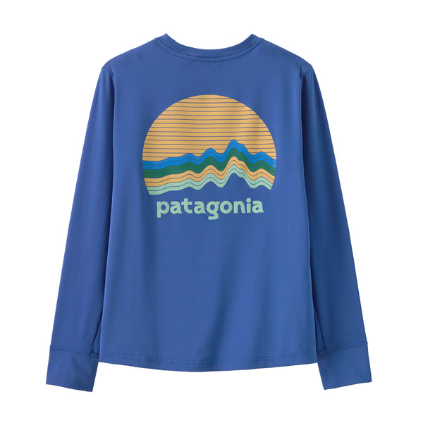 T shirt manches longues enfant anti- UV PATAGONIA K's L/S Cap SW (RMLE)