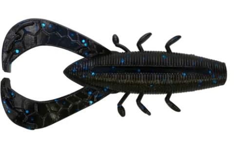 LEURRE GARY YAMAMOTO Nuki Bug 3,5" #021 BLACK W/LG BLUE FLAKE