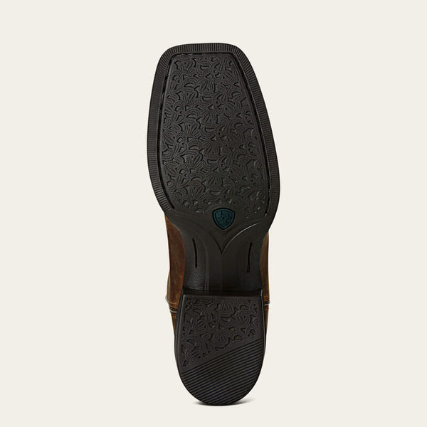 WOMENS ARIATRound Up Wide Square Toe Western Boot