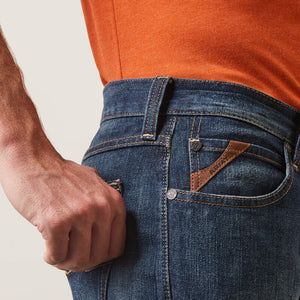 PANTALON HOMME ARIAT M7 Rocker Stretch Legacy Straight Leg Jean - Wash: Fremont