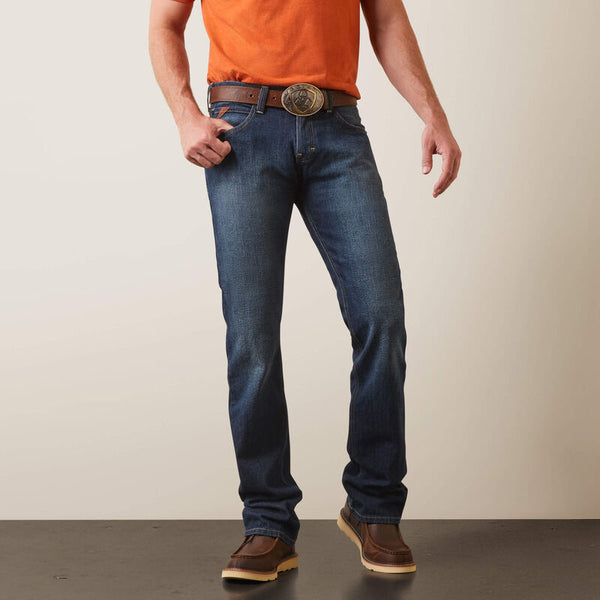 MENS ARIAT M7 Rocker Stretch Legacy Straight Leg Jean (longeur 32)
