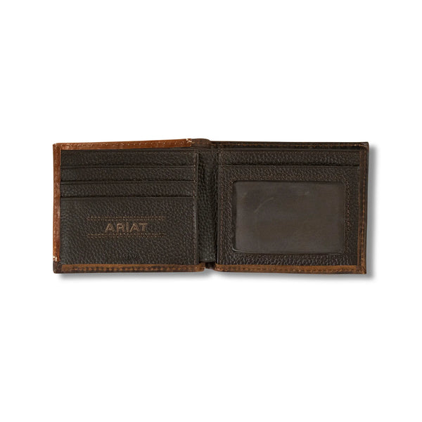ARIAT Filigree corner bifold wallet