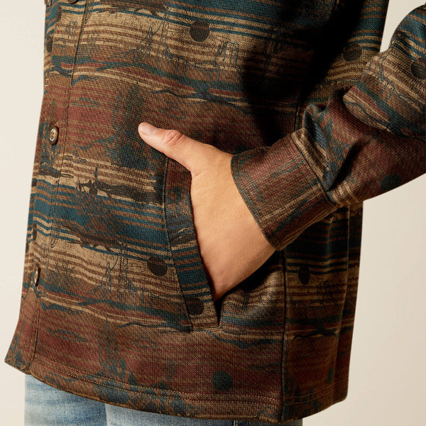 Men's ARIAT Caldwell Printed Shirt Jacket
