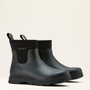 boots imperméables homme ARIAT Kelmarsh Shortie Rubber Black